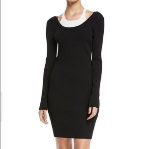 T Alexander Wang Black long sleeve dress